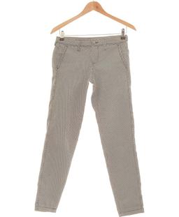 pantalon droit femme TEDDY SMITH 34 - T0 - XS Blanc