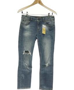 jean slim femme IKKS 34 - T0 - XS Bleu