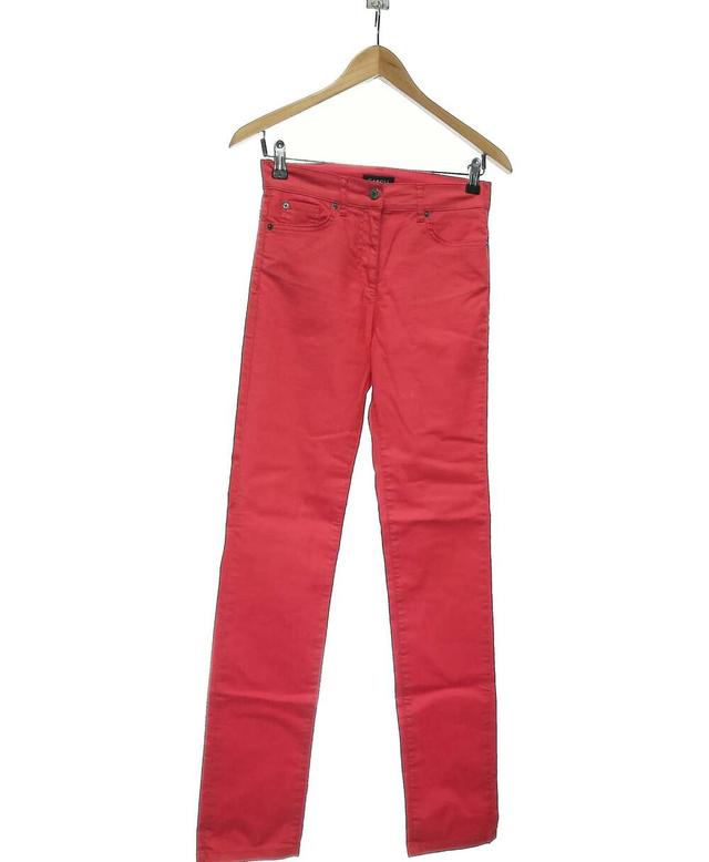 jean slim femme CAROLL 34 - T0 - XS Rouge