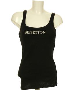 débardeur BENETTON 34 - T0 - XS Noir