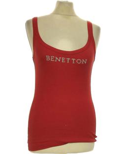 débardeur BENETTON 36 - T1 - S Rouge