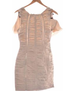 robe courte CARVEN 38 - T2 - M Beige