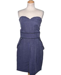 robe courte SANDRO 36 - T1 - S Bleu