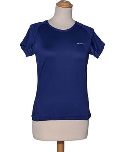 top manches courtes QUECHUA 34 - T0 - XS Bleu