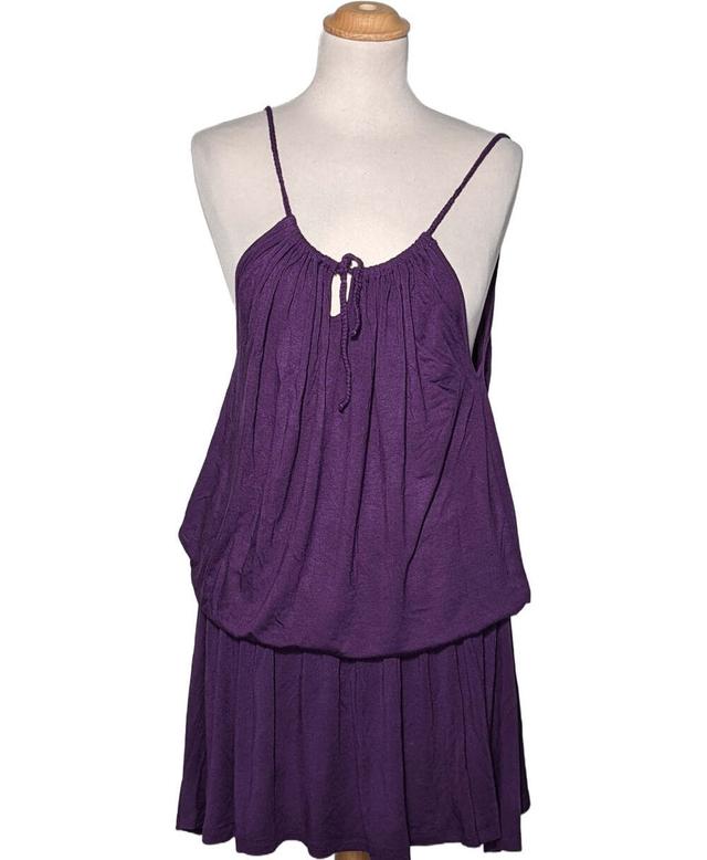 robe mi-longue PHILDAR 38 - T2 - M Violet