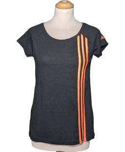 top manches courtes ADIDAS 34 - T0 - XS Noir