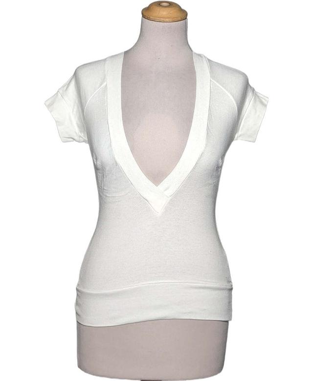 top manches courtes SISLEY 36 - T1 - S Blanc