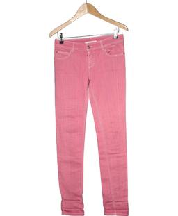 pantalon slim femme MOSCHINO 38 - T2 - M Rose