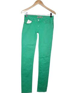 jean slim femme SALSA 34 - T0 - XS Vert