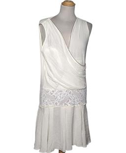 robe courte MAJE 36 - T1 - S Blanc