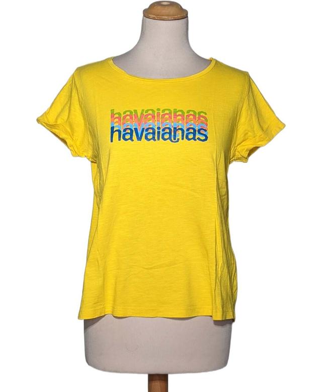 top manches courtes HAVAIANAS 36 - T1 - S Jaune