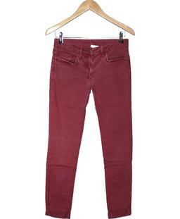 jean slim femme SANDRO 36 - T1 - S Rouge