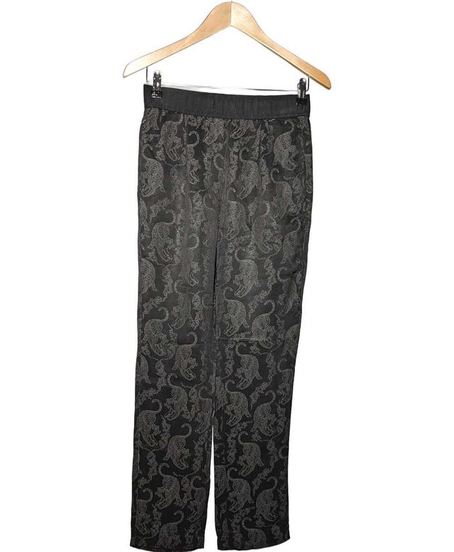 pantalon droit femme SANDRO 36 - T1 - S Noir