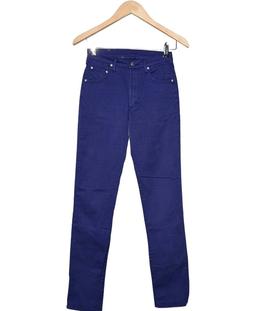 pantalon slim femme CIMARRON 34 - T0 - XS Bleu