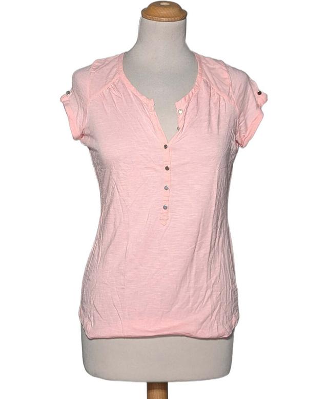 top manches courtes PHILDAR 36 - T1 - S Rose