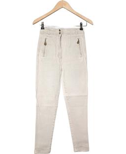 pantalon slim femme TOGETHER 34 - T0 - XS Beige