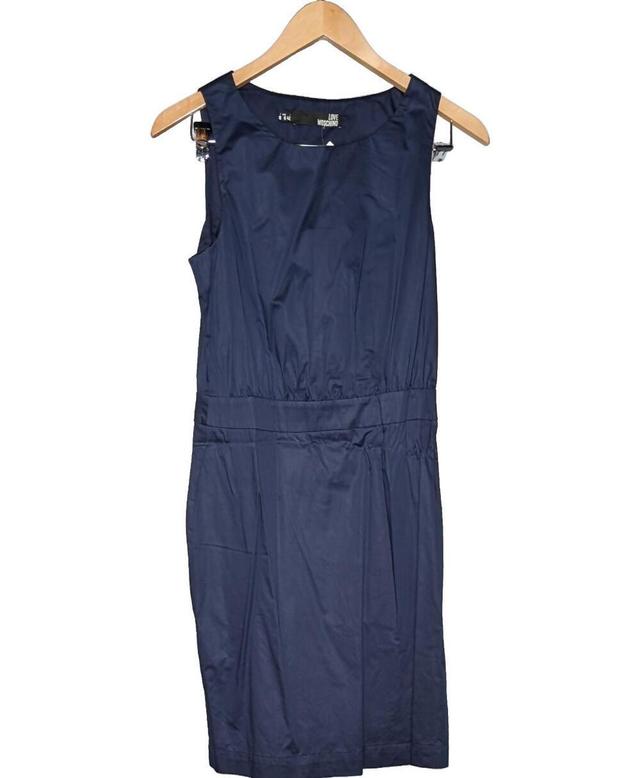 robe courte MOSCHINO 36 - T1 - S Bleu