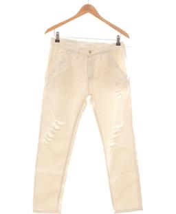 pantalon droit femme IRO 36 - T1 - S Blanc