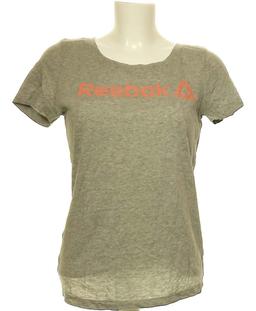 top manches courtes REEBOK 34 - T0 - XS Gris