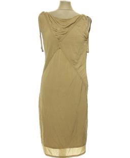 robe mi-longue GUESS 38 - T2 - M Beige