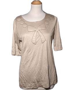 top manches courtes MOSCHINO 38 - T2 - M Marron