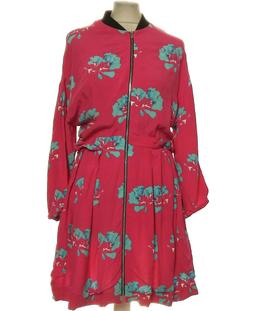 robe courte MAJE 36 - T1 - S Rose