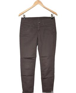 pantalon slim femme ESPRIT 36 - T1 - S Marron