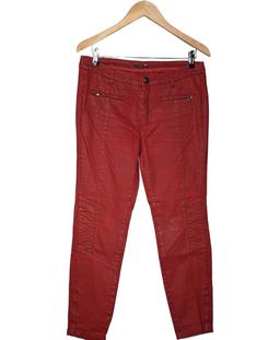 pantalon slim femme IKKS 40 - T3 - L Rouge