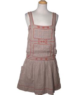 robe courte SANDRO 36 - T1 - S Marron