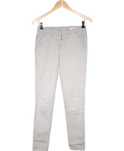 pantalon slim femme REIKO 34 - T0 - XS Gris