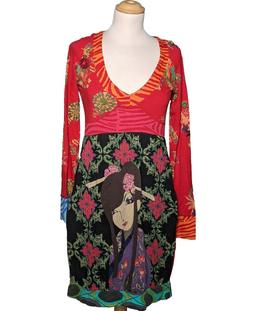 robe courte DESIGUAL 36 - T1 - S Rouge