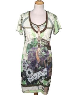 robe courte DESIGUAL 38 - T2 - M Beige