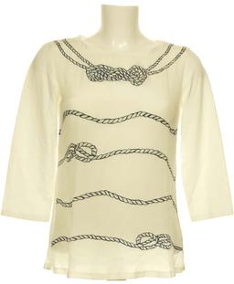 top manches longues MAXMARA 36 - T1 - S Blanc