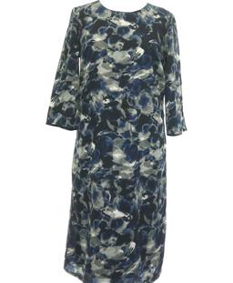 robe mi-longue DAMART 38 - T2 - M Bleu