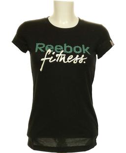 top manches courtes REEBOK 34 - T0 - XS Noir