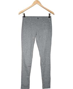 pantalon slim femme UNIQLO 36 - T1 - S Gris