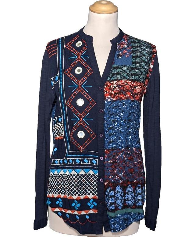 chemise DESIGUAL 36 - T1 - S Bleu