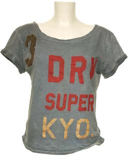 top manches courtes SUPERDRY 34 - T0 - XS Bleu