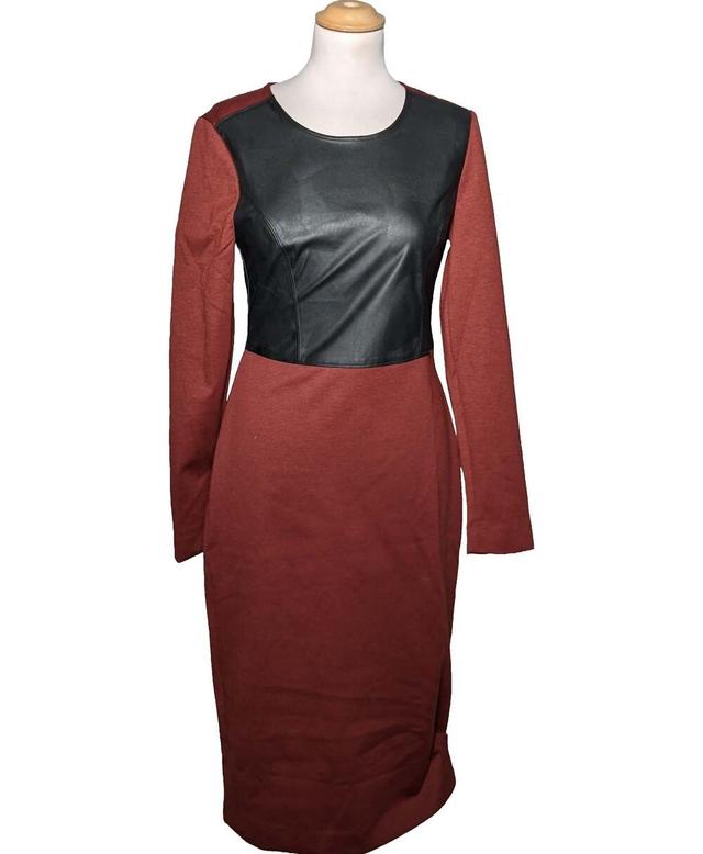 robe mi-longue BCBG MAX AZRIA 36 - T1 - S Rouge