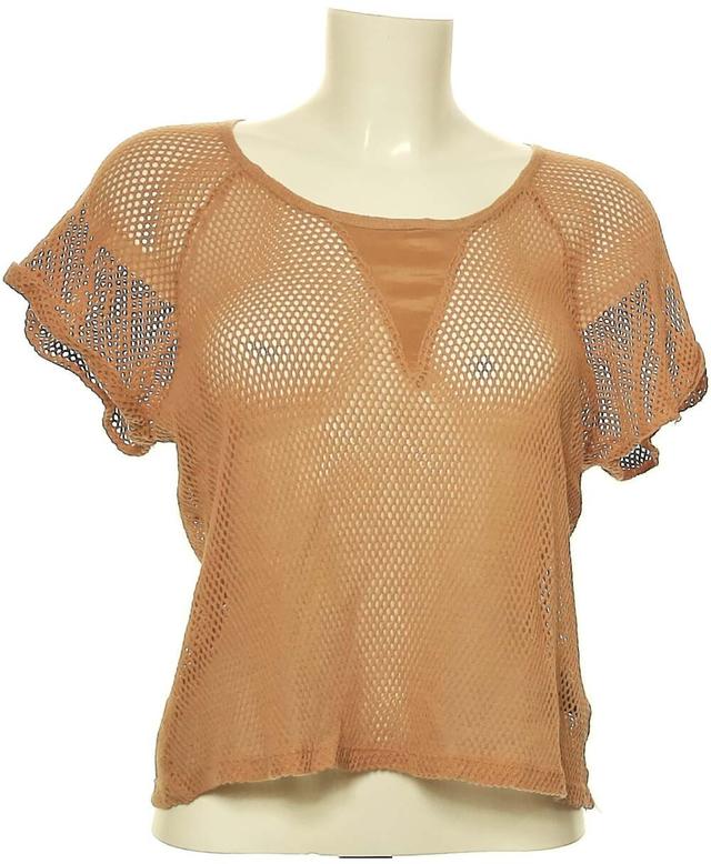 top manches courtes SANDRO 36 - T1 - S Beige