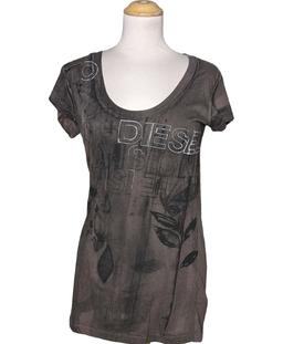 top manches courtes DIESEL 36 - T1 - S Marron