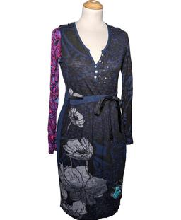 robe courte DESIGUAL 40 - T3 - L Bleu