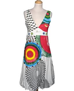 robe courte DESIGUAL 38 - T2 - M Blanc