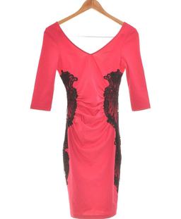 robe courte LIPSY 34 - T0 - XS Rose