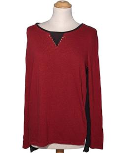 top manches longues LA REDOUTE 38 - T2 - M Rouge