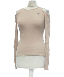 top manches longues GUESS 36 - T1 - S Marron