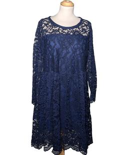 robe courte LA FEE MARABOUTEE 40 - T3 - L Bleu