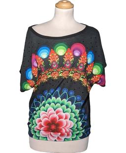 top manches courtes DESIGUAL 36 - T1 - S Noir