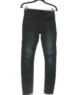 jean droit femme G-STAR 34 - T0 - XS Bleu