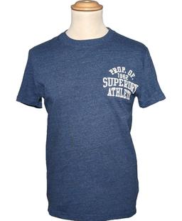 t-shirt manches courtes SUPERDRY 36 - T1 - S Bleu